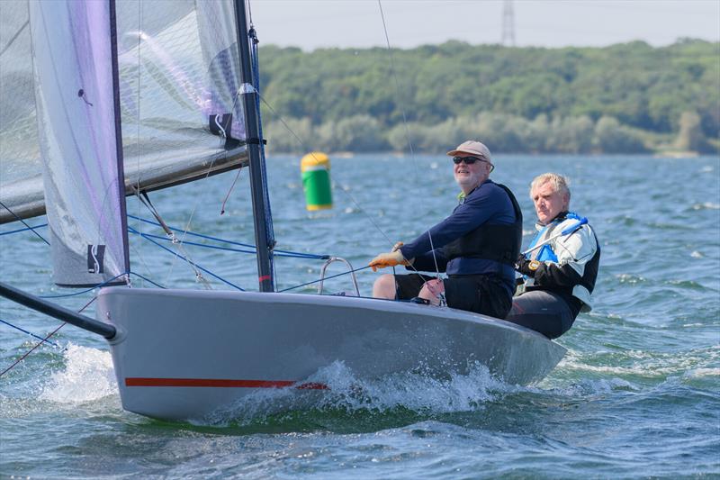 John Aston and Gary Swanson in their K6 - Grafham Asymmetric Challenge - photo © Paul Sanwell / OPP
