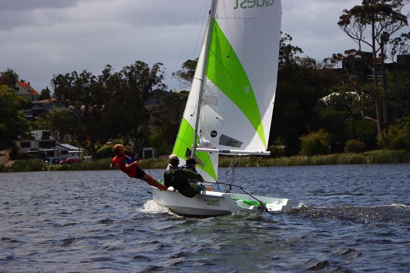 the RS Quest will also introduce sailors to trapeze sailing - and what is more fun than that?  photo copyright NZ Sailcraft taken at Wakatere Boating Club and featuring the RS Quest class