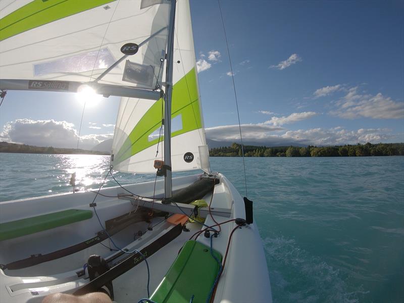 RS Quest sailing on Lake Ruataniwha near Twizel.in the Mackenzie Country - photo © Thompson Family