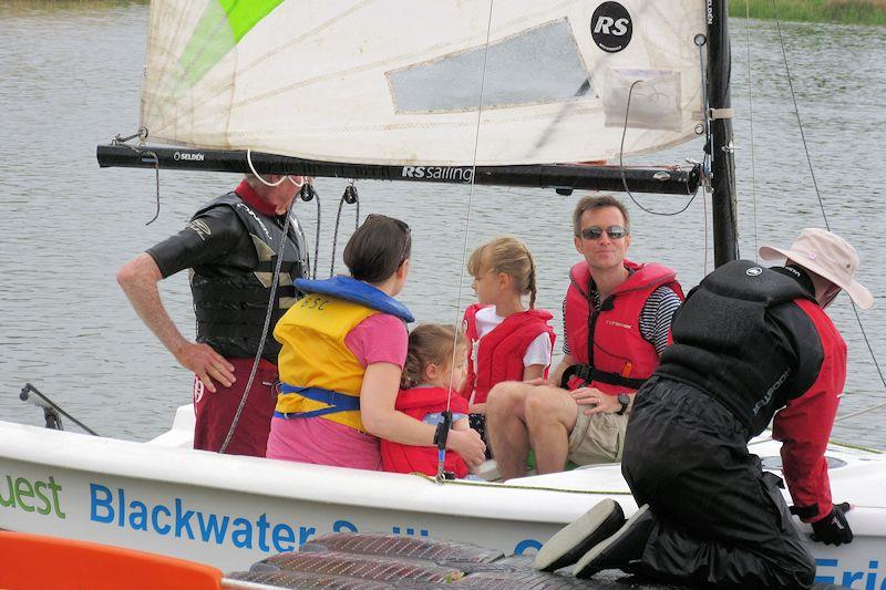 Open Day at Blackwater SC sees over 200 people have a trip on the water photo copyright BSC taken at Blackwater Sailing Club and featuring the RS Quest class