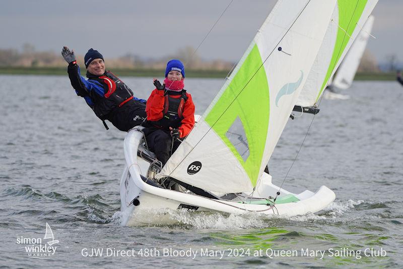 GJW Direct 48th Bloody Mary photo copyright Simon Winkley taken at Queen Mary Sailing Club and featuring the RS Quest class