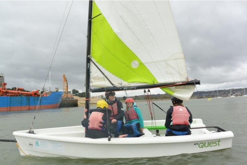 RNSA launches Youth Crew programme photo copyright Royal Naval Sailing Association taken at Royal Naval Sailing Association and featuring the RS Quest class