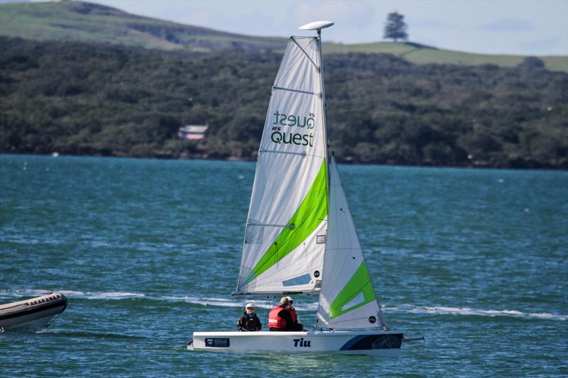 RS Quest - Cheltenham Beach- first adventure cruise in NZ - May 4, 2025 - photo © Richard Gladwell/Sail-World.com/nz