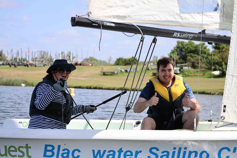 Blackwater SC hosts successful Open Day photo copyright Zoe Nelson taken at Blackwater Sailing Club and featuring the RS Quest class