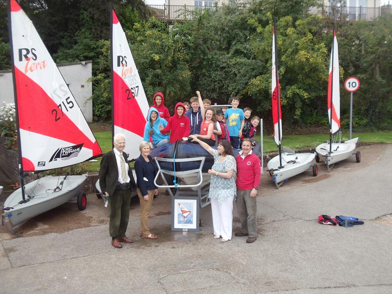 Scottish RS Tera Championships Jimmie Cairncross Charitable Trust presentation photo copyright Mike Rennie taken at Wormit Boating Club and featuring the RS Tera class