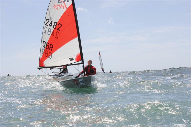 Freddy Cunnell during the Optimum Time, RS Sailing Store Regatta on the final South West Youth Sailing Academy weekend photo copyright Nicholas James taken at Royal Dart Yacht Club and featuring the RS Tera class