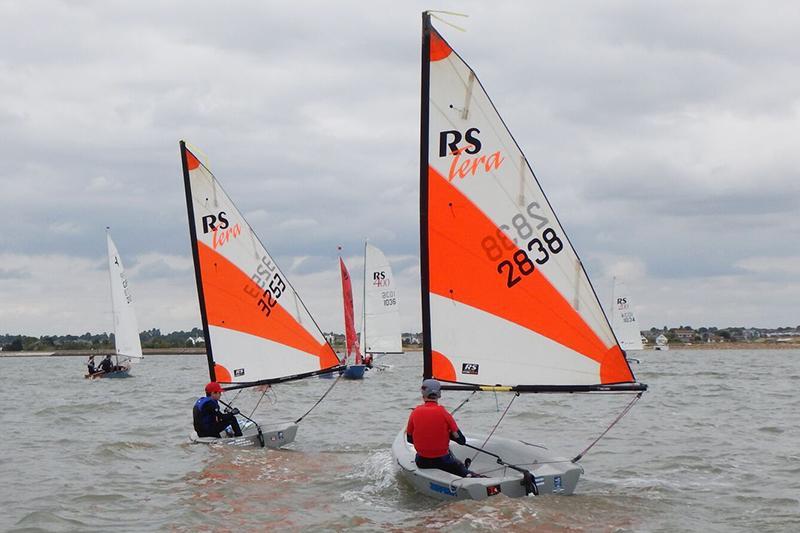 RS Teras on day 2 at Learning & Skills Solutions Pyefleet Week photo copyright David Charlton taken at Brightlingsea Sailing Club and featuring the RS Tera class