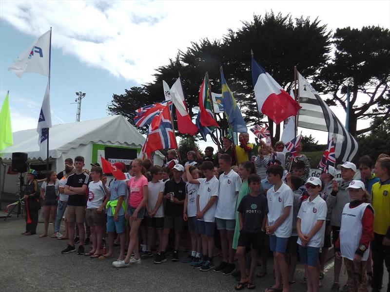 Opening ceremony - RS Tera World Championships 2017 at Carnac photo copyright YCCarnac taken at Yacht Club de Carnac and featuring the RS Tera class