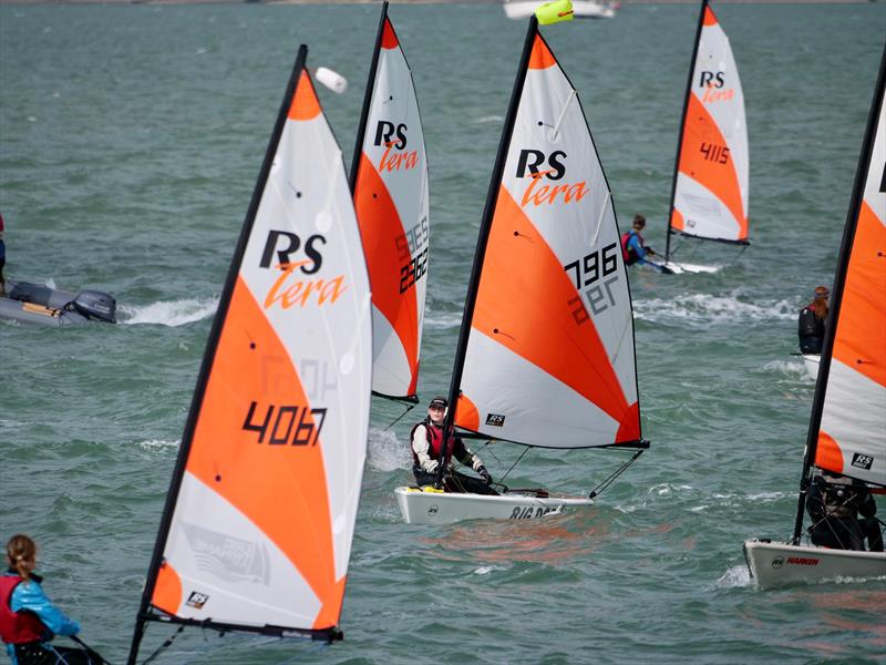 Isle of Wight Youth and Junior Championship Series at Gurnard photo copyright Ali Jenkinson taken at Gurnard Sailing Club and featuring the RS Tera class