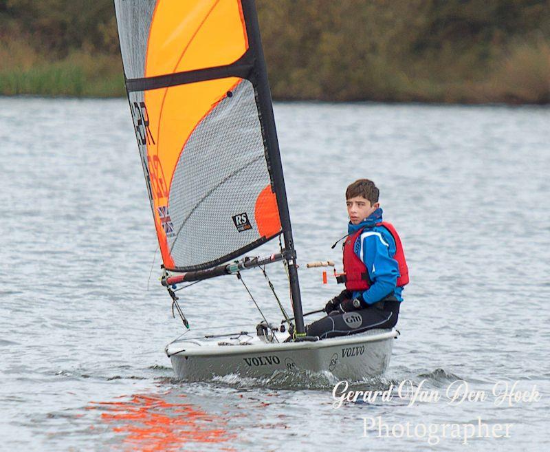 Nat Pritchard-Jones is first junior in the Guy Fawkes Pursuit Race at Leigh & Lowton  photo copyright Gerard van den Hoek taken at Leigh & Lowton Sailing Club and featuring the RS Tera class
