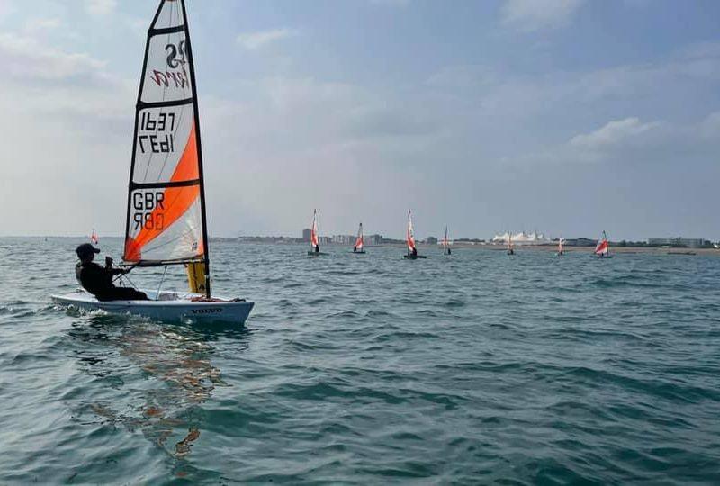 Ben Anderson wins the RS Tera open meeting at Felpham photo copyright FSC taken at Felpham Sailing Club and featuring the RS Tera class