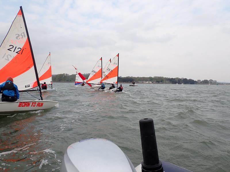 Junior winter training at Starcross Yacht Club  photo copyright Andrew Paley taken at Starcross Yacht Club and featuring the RS Tera class