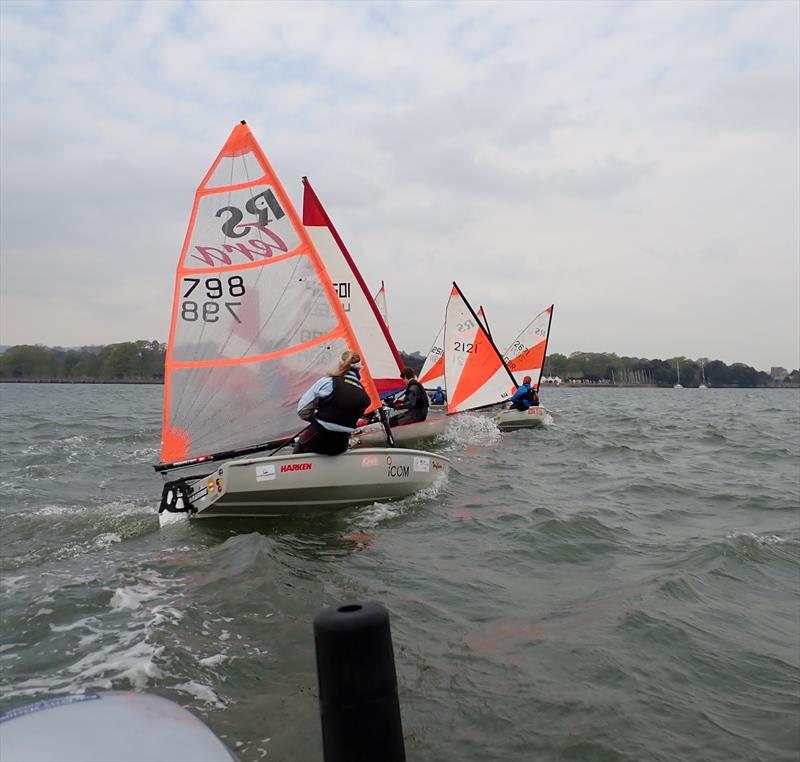 Junior winter training at Starcross Yacht Club  photo copyright Andrew Paley taken at Starcross Yacht Club and featuring the RS Tera class