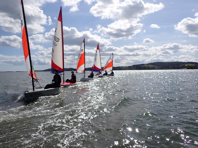 Junior winter training at Starcross Yacht Club  photo copyright Andrew Paley taken at Starcross Yacht Club and featuring the RS Tera class