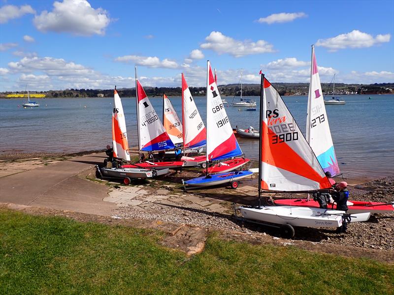 Junior winter training at Starcross Yacht Club  photo copyright Andrew Paley taken at Starcross Yacht Club and featuring the RS Tera class