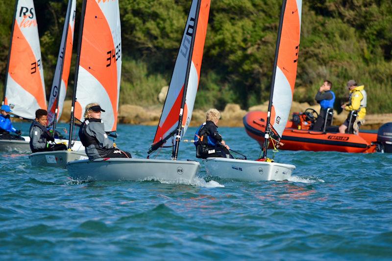 IW Youth and Junior Dinghy Championship Round 2 at Gurnard photo copyright Jenny Preston taken at Gurnard Sailing Club and featuring the RS Tera class