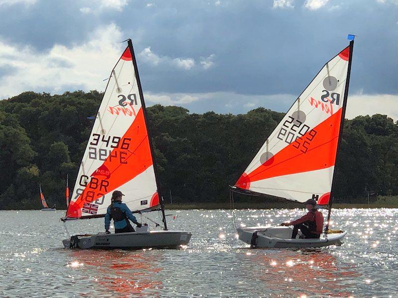 Largest ever turnout for RS Tera open meeting at Frensham Pond  photo copyright Simon Lomas-Clarke taken at Frensham Pond Sailing Club and featuring the RS Tera class