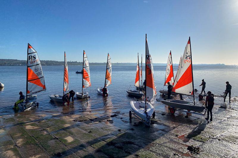 South West RS Tera Squad Winter Training at Starcross photo copyright Peter Solly taken at Starcross Yacht Club and featuring the RS Tera class