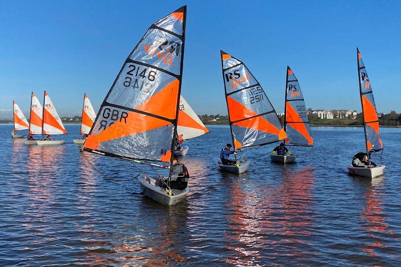 South West RS Tera Squad Winter Training at Starcross photo copyright Peter Solly taken at Starcross Yacht Club and featuring the RS Tera class