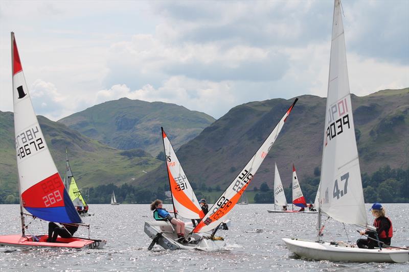 RYA NW travellers at UYC in 2022 photo copyright Phil Burrage taken at Ullswater Yacht Club and featuring the RS Tera class