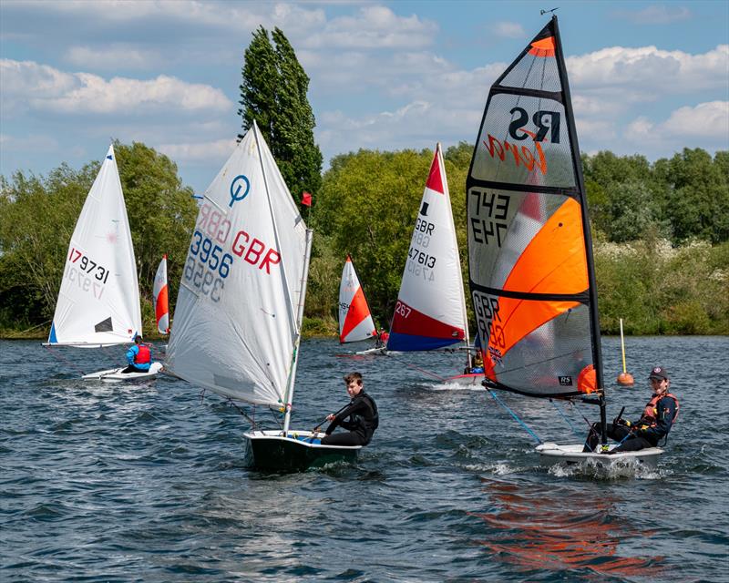 P&B Northamptonshire Youth Series at Middle Nene photo copyright David Livingstone taken at Middle Nene Sailing Club and featuring the RS Tera class