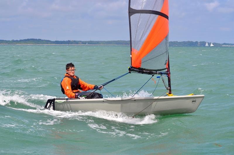 RS Tera Open at Gurnard Sailing Club photo copyright Jenny Preston taken at Gurnard Sailing Club and featuring the RS Tera class