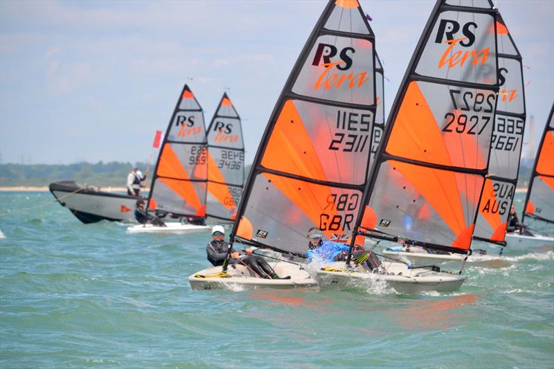 RS Tera Open at Gurnard Sailing Club photo copyright Jenny Preston taken at Gurnard Sailing Club and featuring the RS Tera class
