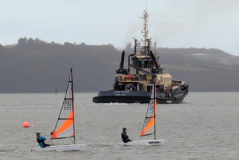 Frostbite Series at Neyland races 7 & 8 photo copyright Gavin Sims taken at Neyland Yacht Club and featuring the RS Tera class