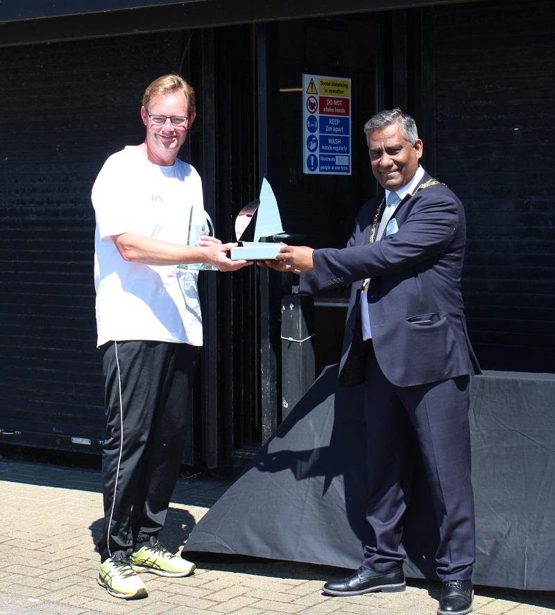 Luke Fisher wins the RS Vareo Inlands at the Illuminis Asymmetric Regatta photo copyright Kate Everall Photography taken at Milton Keynes Sailing Club and featuring the RS Vareo class