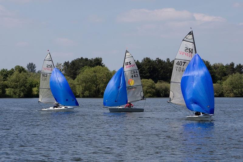Find the best downwind angle during the RS Vareo Inlands at the Illuminis Asymmetric Regatta photo copyright Kate Everall Photography taken at Milton Keynes Sailing Club and featuring the RS Vareo class