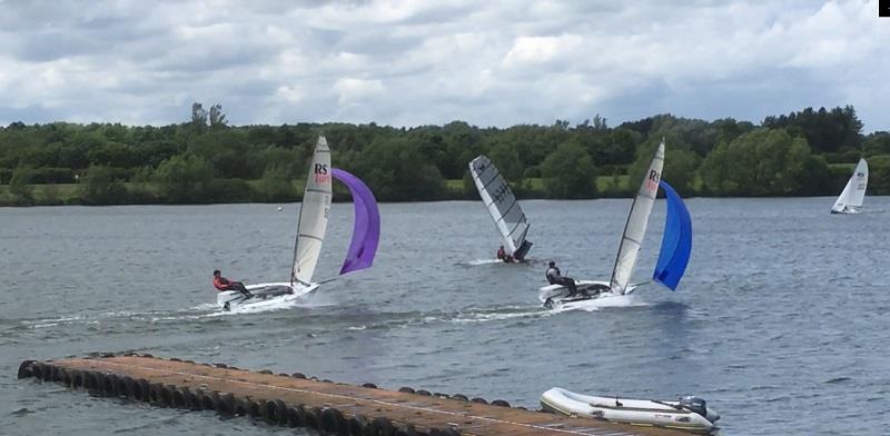 Cheryl and Howard - RS Vareo Illuminis Inland Championship 2019 photo copyright Milton Keynes Sailing Club taken at Milton Keynes Sailing Club and featuring the RS Vareo class