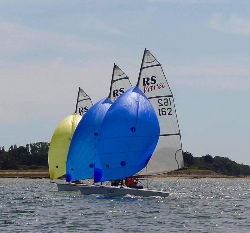 Three kites formation - RS Vareo Nationals photo copyright Becky Dicker taken at  and featuring the RS Vareo class