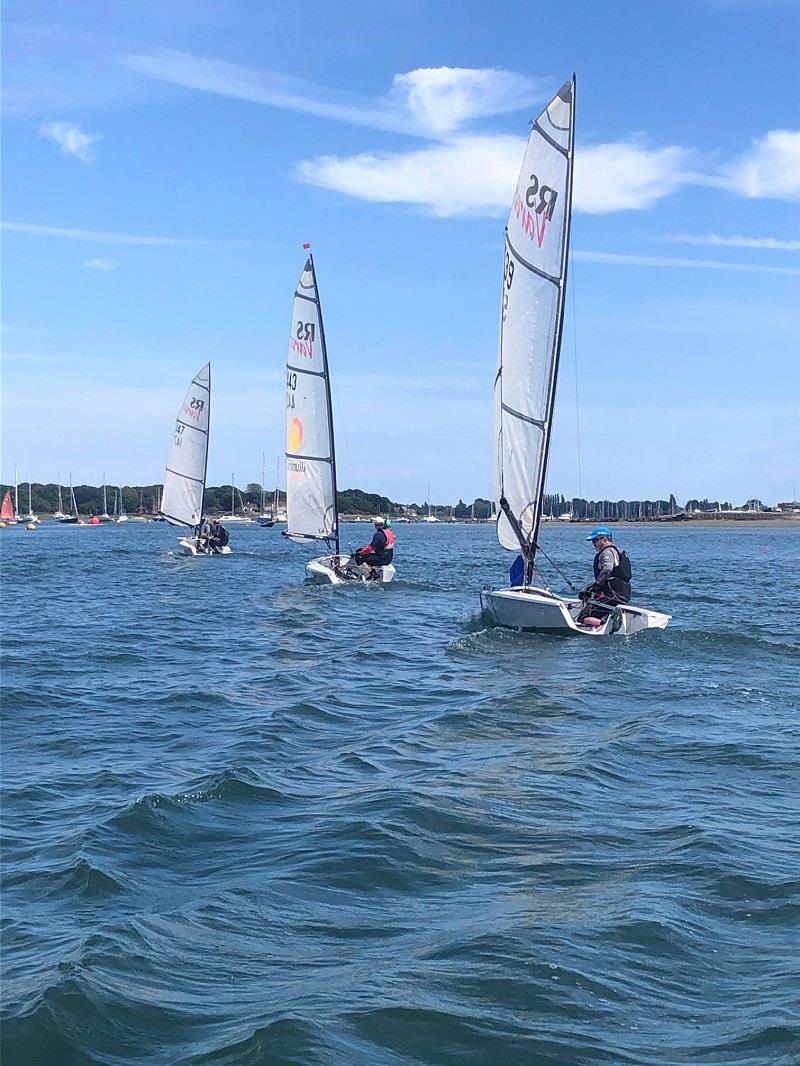 Three upwind - RS Vareo Nationals photo copyright Becky Dicker taken at  and featuring the RS Vareo class