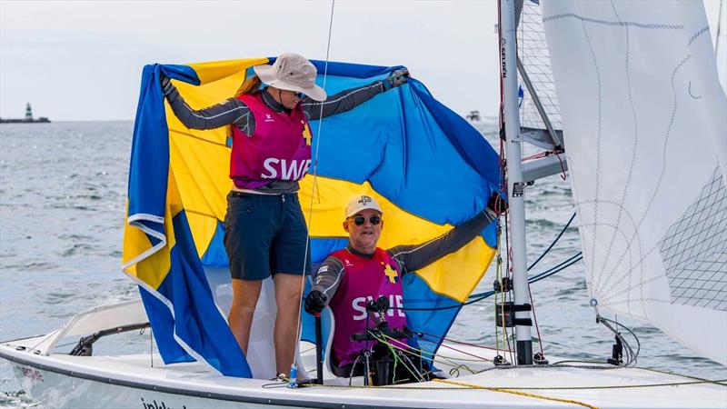 Dünya Yelken Federasyonu Kapsayıcılık Şampiyonası - İsveç'ten Fia Fjelddahl ve Patric Rosenberg - fotoğraf © Gonçalo Melo Reis / World Sailing