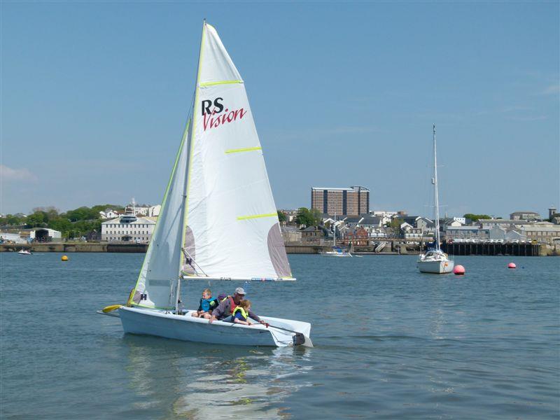 Torpoint Mosquito open day 2014 photo copyright Keith Watts taken at Torpoint Mosquito Sailing Club and featuring the RS Vision class