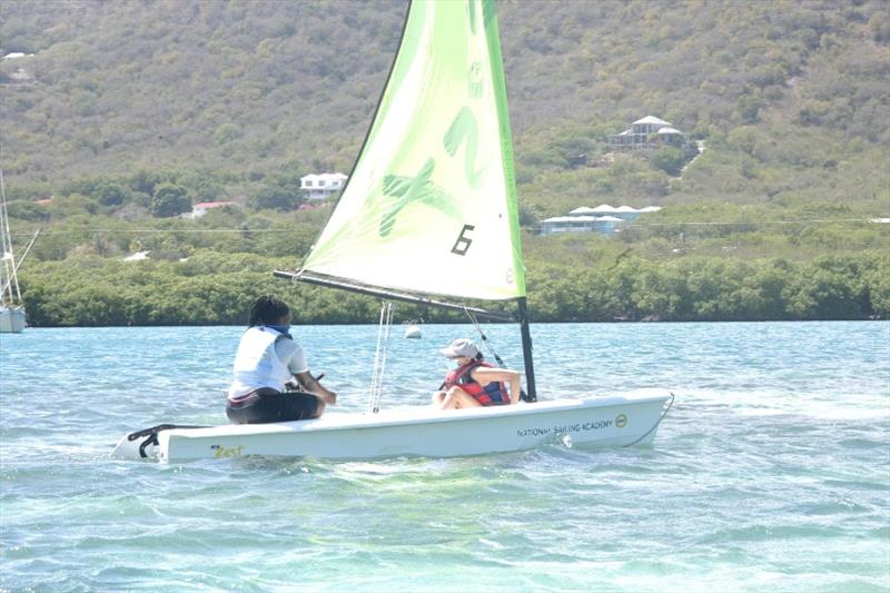 150 Women experience sailing for the first time at National Sailing Academy photo copyright Caribbean Sailing Association taken at Sint Maarten Yacht Club and featuring the RS Zest class