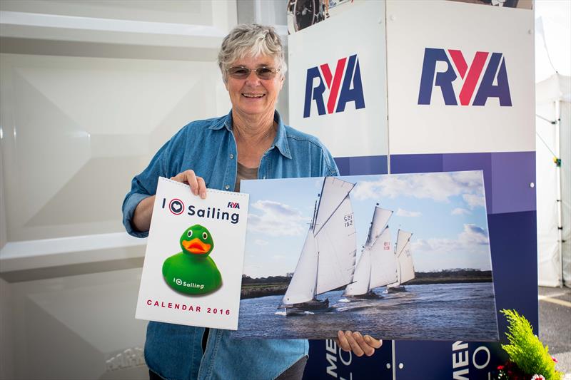 Winner Jane Green with the 2016 ilovesailing calendar photo copyright Emily Whiting taken at  and featuring the  class