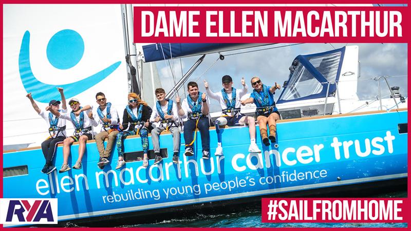 #SailFromHome: Dame Ellen MacArthur photo copyright James Eaves, RYA taken at Royal Yachting Association and featuring the  class