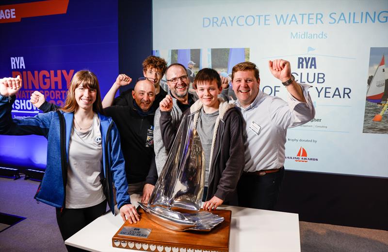 Draycote Water Sailing Club win RYA Club of the Year 2024 photo copyright Paul Wyeth / RYA taken at RYA Dinghy Show and featuring the  class