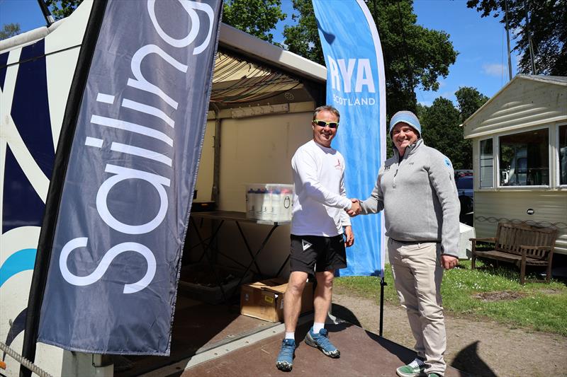 Sailingfast founder Duncan Hepplewhite with RYA Scotland's Head of Sport & Performance Pathways Jamie Rogers - photo © RYA Scotland