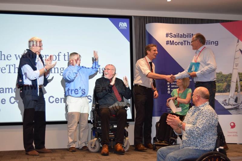 Jon Gamon and Conway's SEAS Group - MoreThanSailing - RYA Sailability Annual Awards photo copyright RYA Sailability taken at Royal Yachting Association and featuring the RYA Sailability class