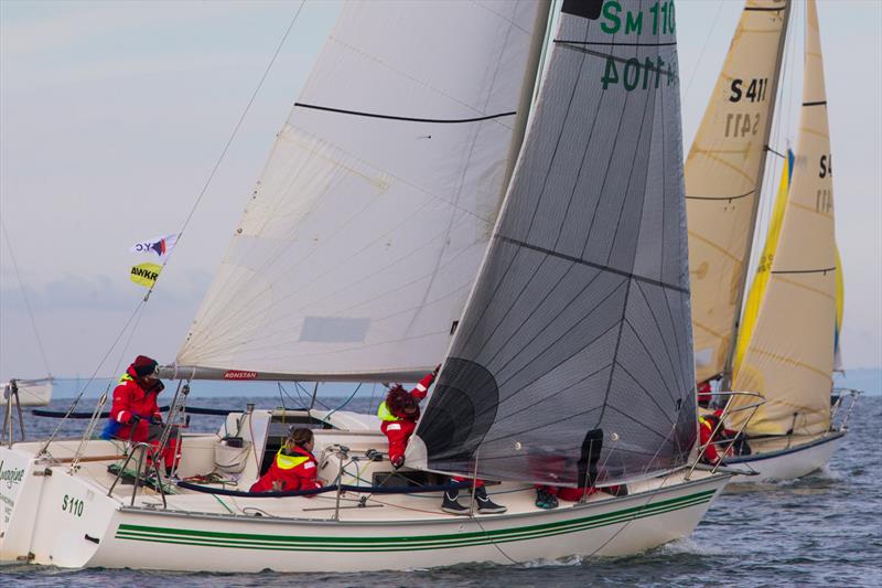 The winning S80 Imaginer at the Australian Women's Keelboat Regatta photo copyright Bruno Cocozza taken at Royal Melbourne Yacht Squadron and featuring the S80 class