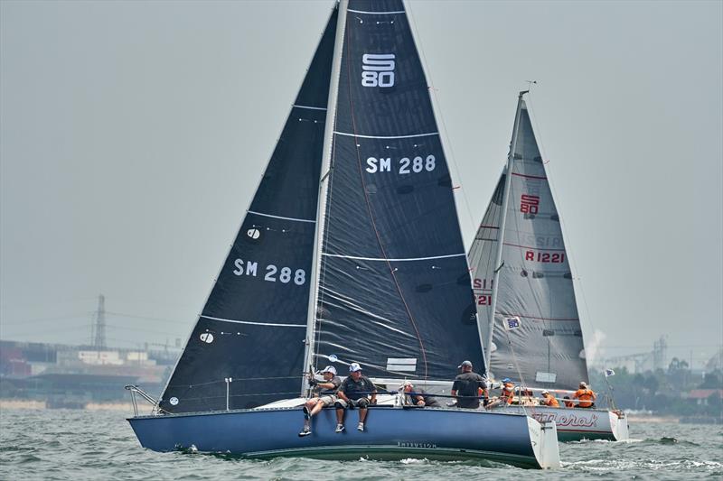 Intrusion win S80 Class State Championships photo copyright S80 Association of Victoria taken at Hobson's Bay Yacht Club  and featuring the S80 class