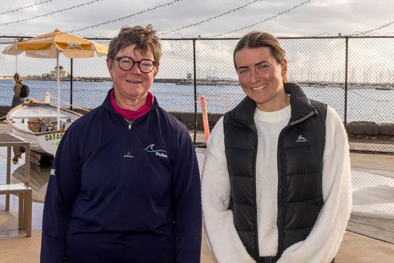 Winners Catherine North (Duxelle) and Emma Maertens (Hot Shot) - Australian Women's Keelboat Regatta 2025 - photo © Andrea Francolini / AWKR