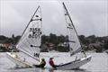 Serious fun in between races - LC12'SSC sailors - Eoin Cullinane (7056, Tiger Bite) with Max Nicholson (1477, Missing in Action)  © Sam Gong