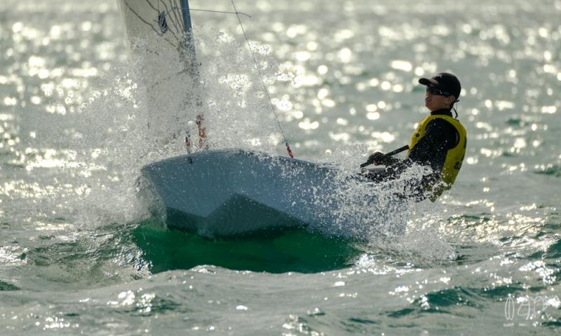 Day 2 - 2019 Musto Queensland Youth Regatta photo copyright Mitchell Pearson / SurfSailKite taken at Royal Queensland Yacht Squadron and featuring the Sabot class