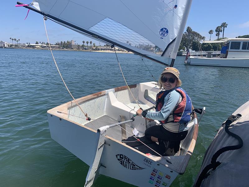 Paige Tillson (MBYC), Overall and Class C winner of the 2019 Dutch Shoe Marathon! - photo © Casey Allocco