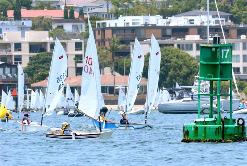 Dutch Shoe Marathon photo copyright Bob Betancourt taken at San Diego Yacht Club and featuring the Sabot class