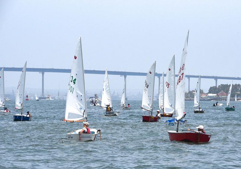 Dutch Shoe Marathon photo copyright Bob Betancourt taken at San Diego Yacht Club and featuring the Sabot class