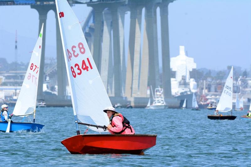 Dutch Shoe Marathon photo copyright Bob Betancourt taken at San Diego Yacht Club and featuring the Sabot class